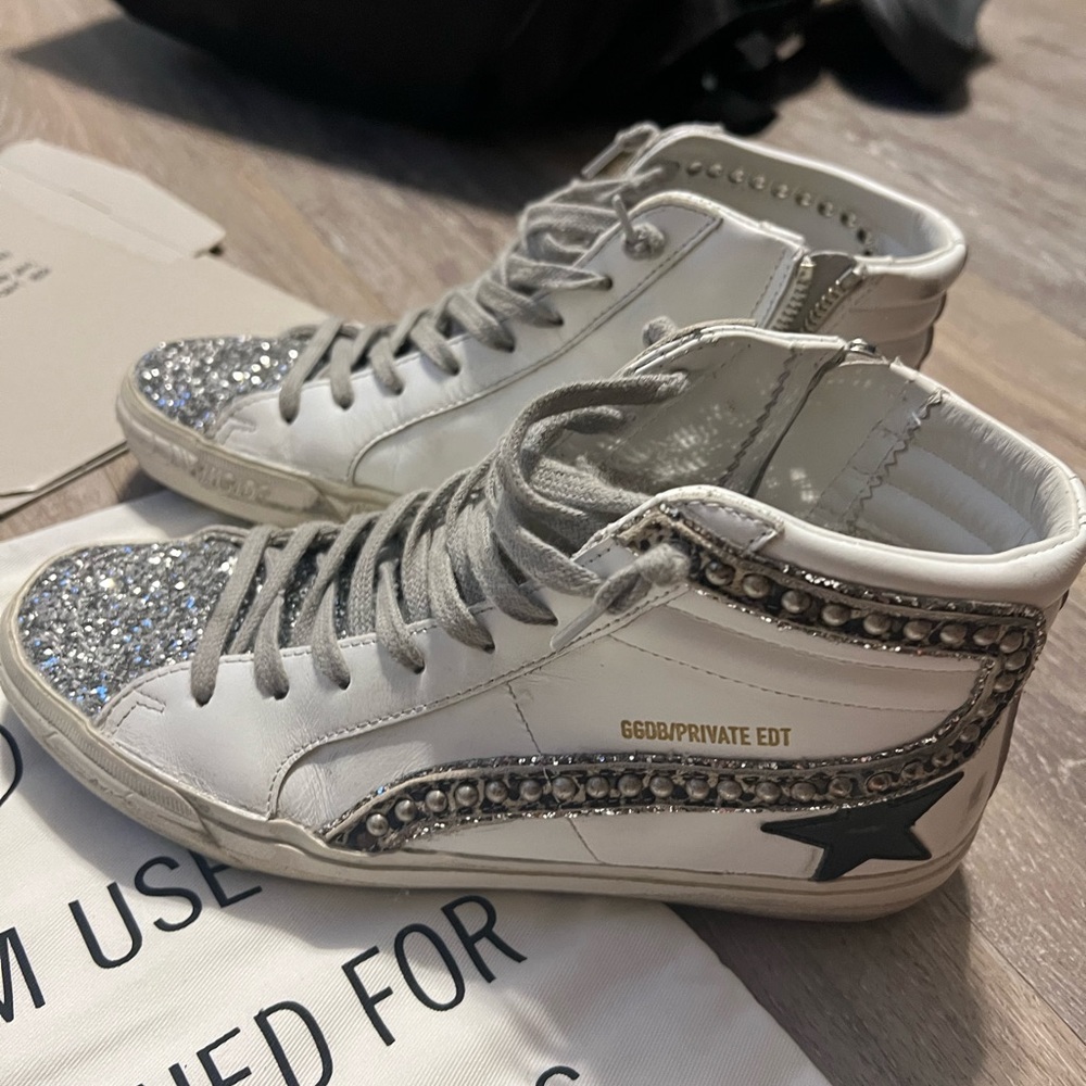 NWT Authentic Golden Goose High tops SZ 38